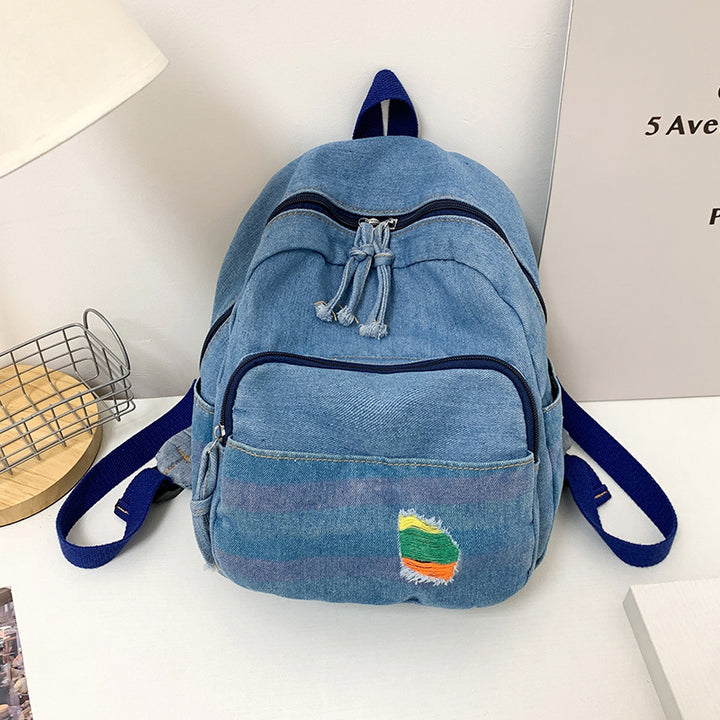 Casual Denim Backpack