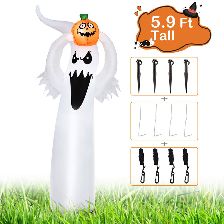 Inflatable spooky ghost
