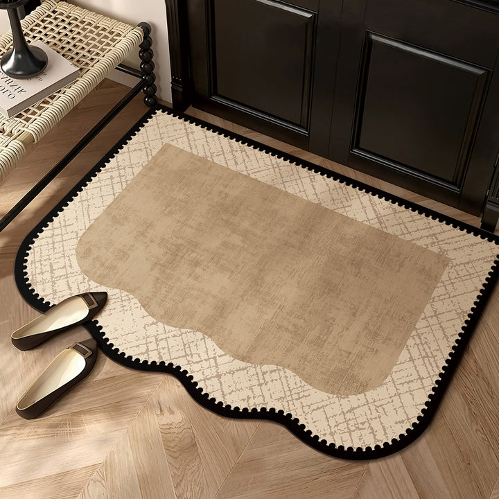 Decorative Scalloped Accent Rug