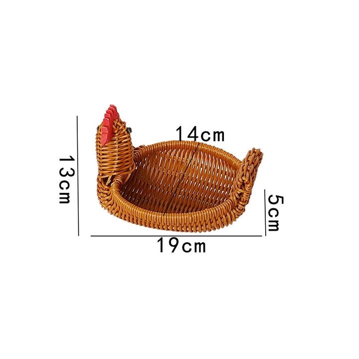 Decorative Woven Duck-Shaped Basket Kalsten