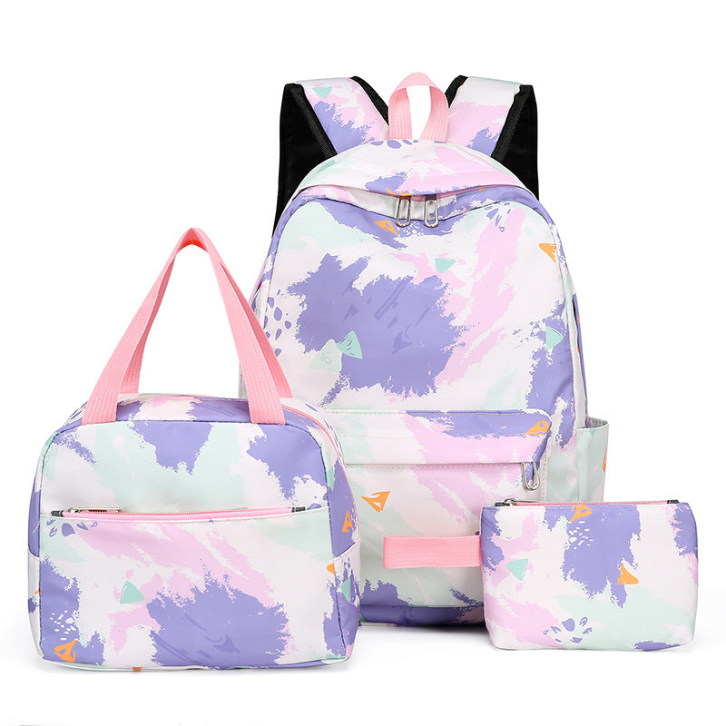 Backpack set with insulated lunchbox and practical case Kalsten