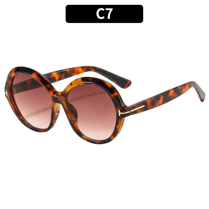 Fashionable Oversized Round Sunglasses