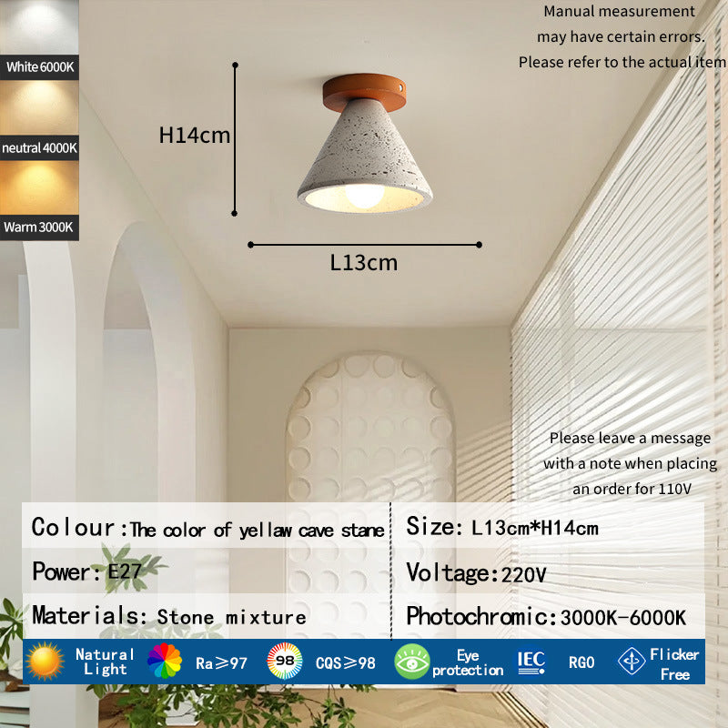 Modern Stone Ceiling Light