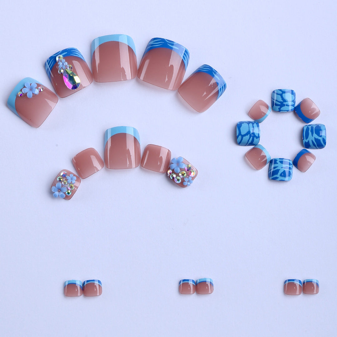 Artistic toenails with elegant design accents Kalsten