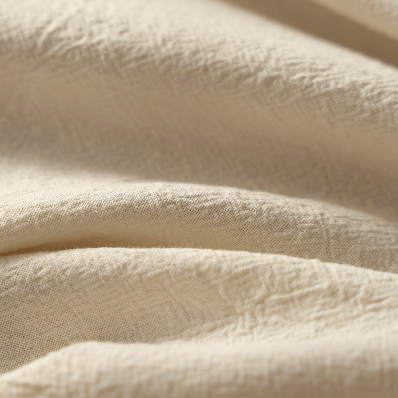 Tablecloth Kalsten - Cotton blend with frill edge and light linen look