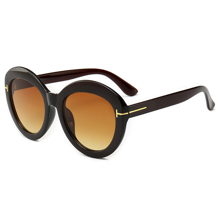 Elegant Wide-Leg Frame Sunglasses Kalsten
