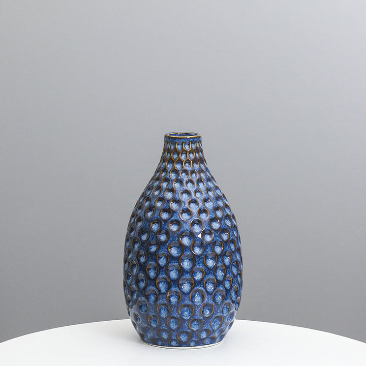Textured Ceramic Decorative Vase Kalsten