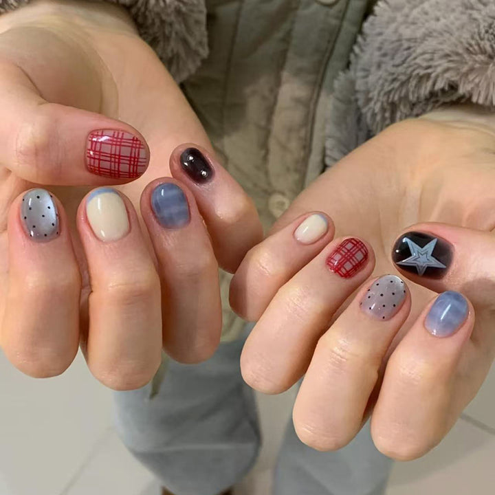 Artistic Press-On Nail Designs Kalsten