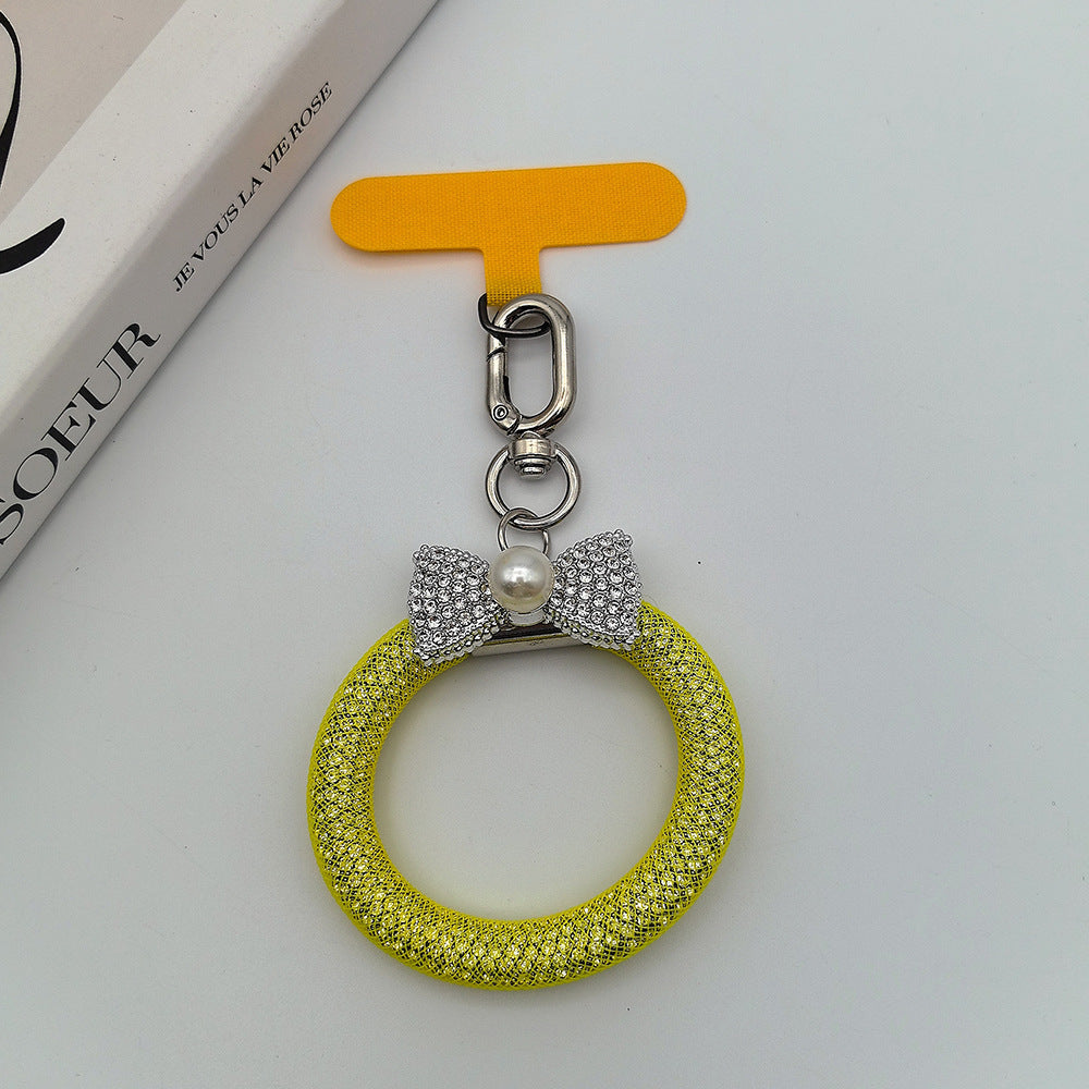 Elegant Rhinestone Bow Keychain Kalsten