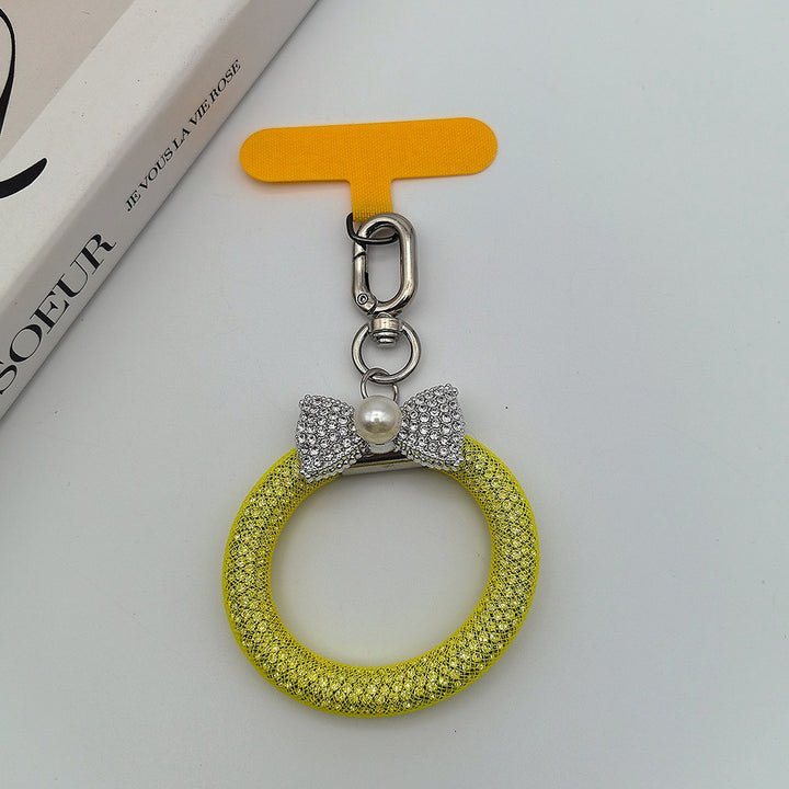 Elegant Rhinestone Bow Keychain Kalsten