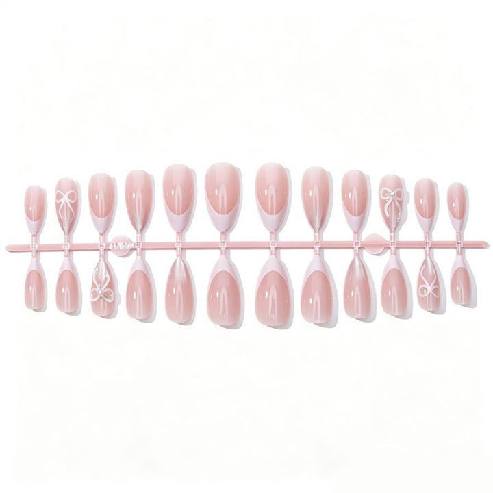 Artificial nail set with elegant tips and glitter accents Kalsten