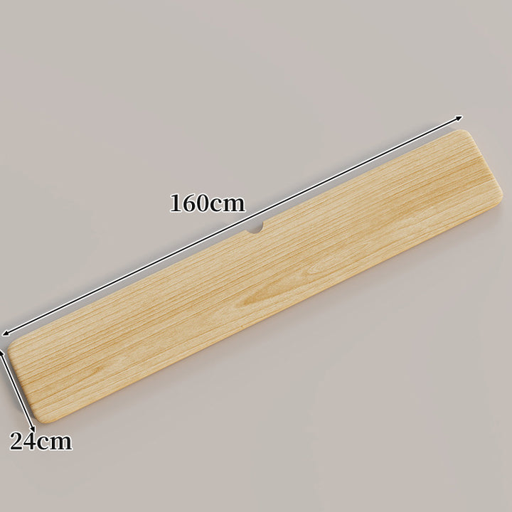 Ergonomic Solid Wood Keyboard Palm Rest with Cable Notch