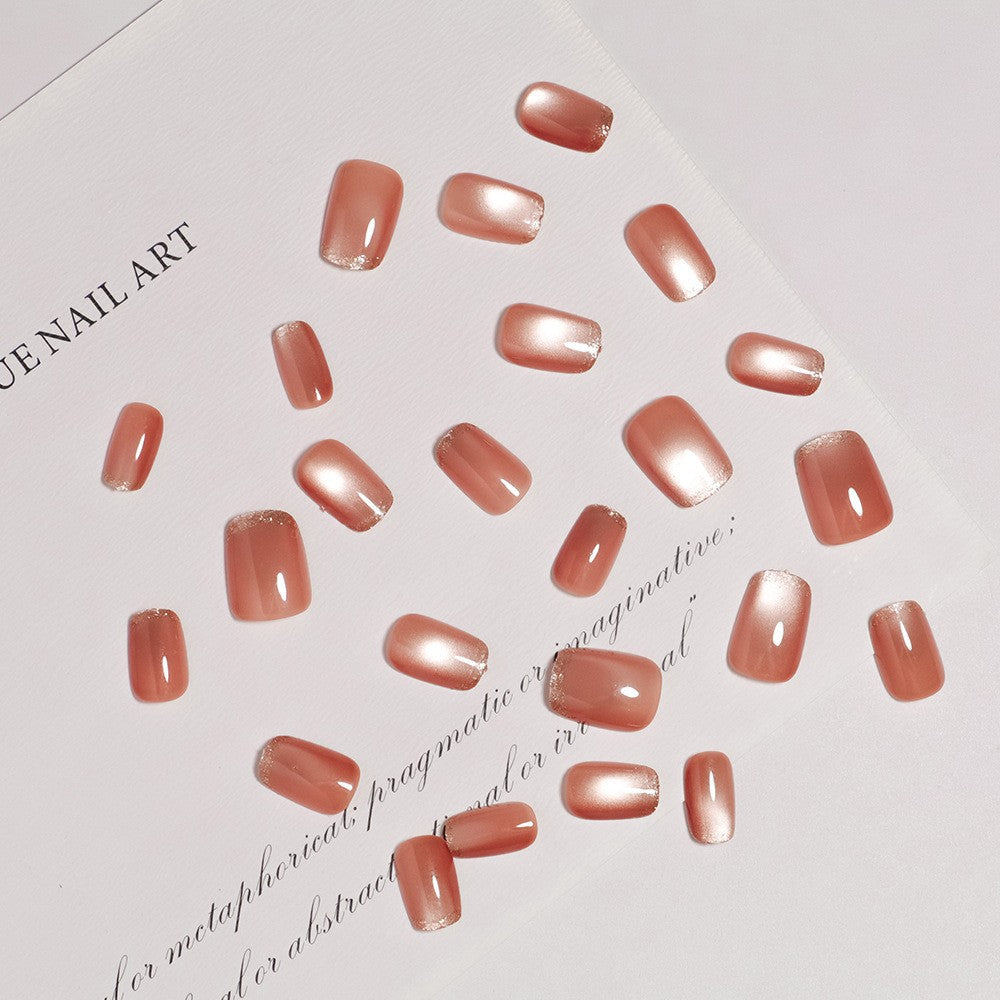 Shimmering Ombre Press-On Nail Set Kalsten