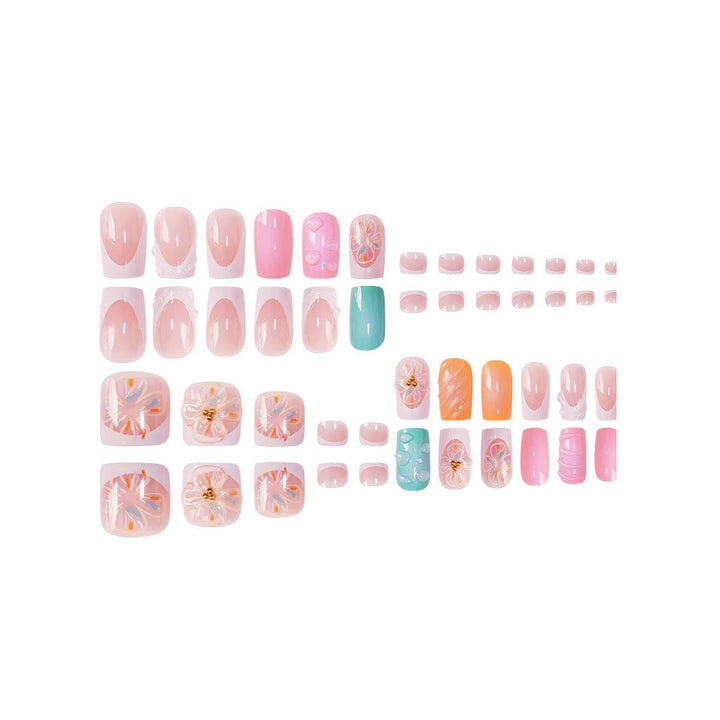 Elegant Floral Nail Art Set Kalsten