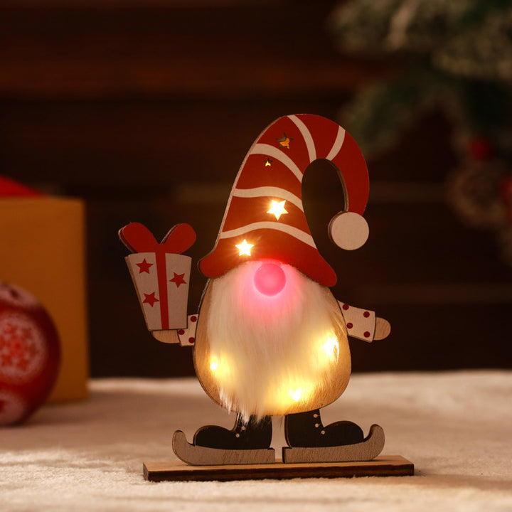 Decorative Christmas gnome with LED lighting Kalsten