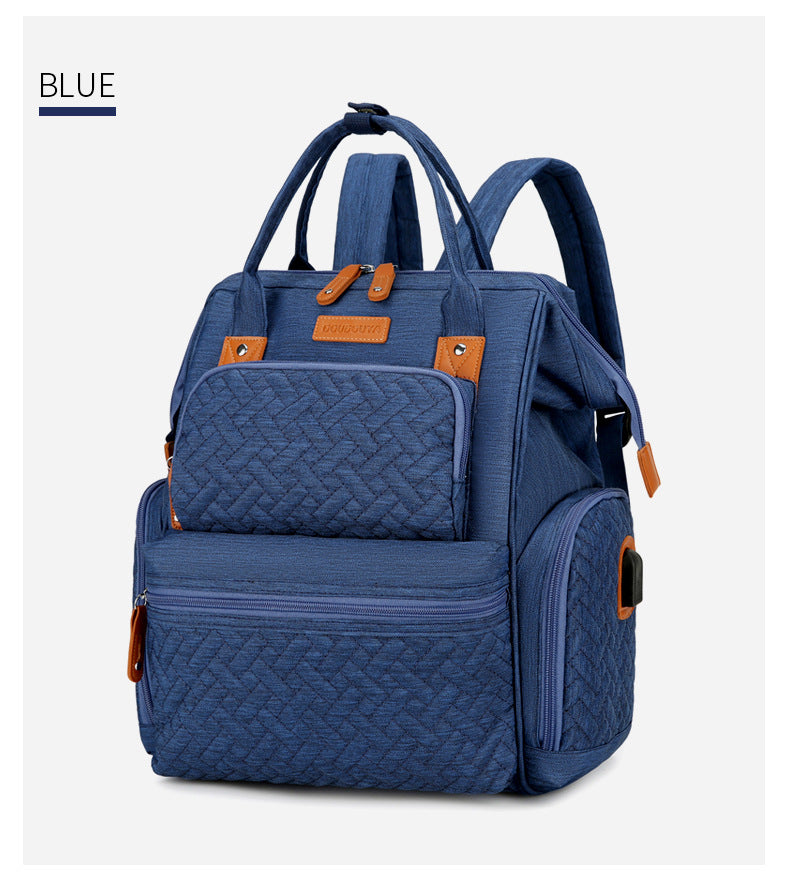 Stylish Multi-Pocket Diaper Backpack Kalsten