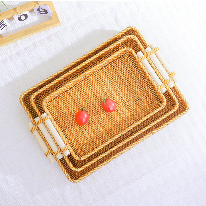 Handcrafted Woven Storage Tray