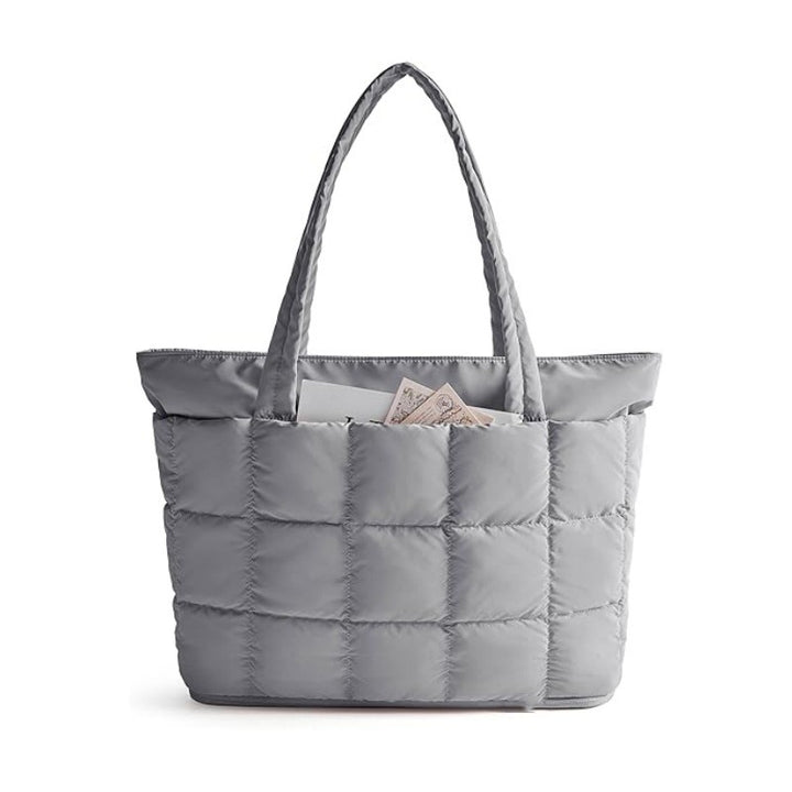 Practical Tote Bag with Quilted Design Kalsten