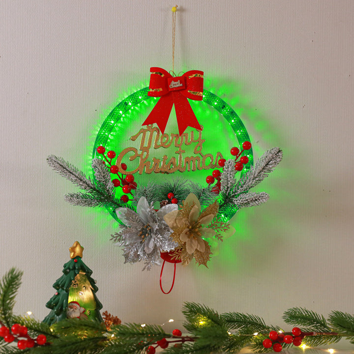 Illuminated Christmas Wreath Kalsten