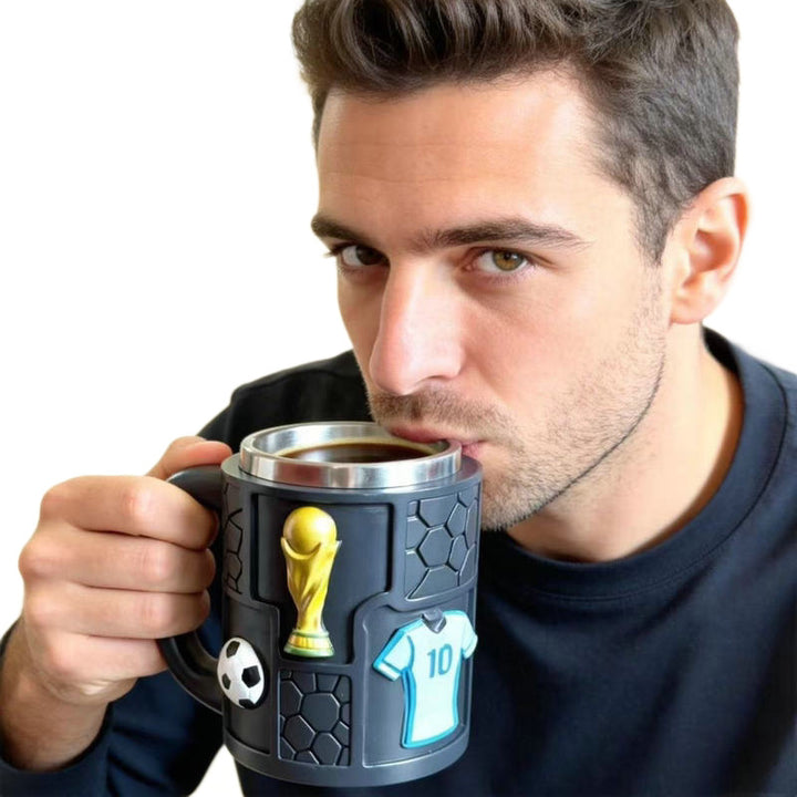 Soccer Motif Coffee Mug Kalsten