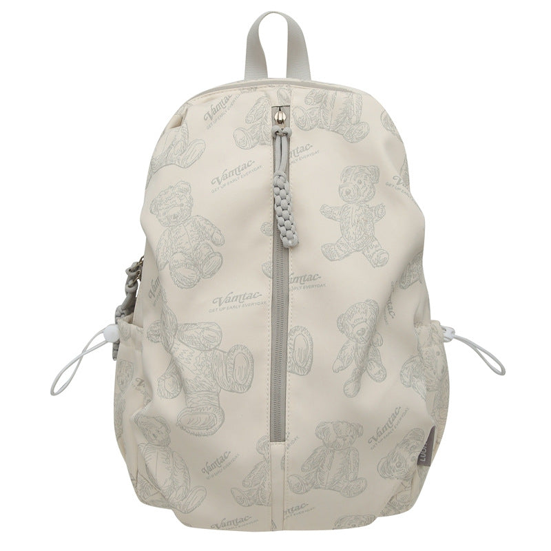Bear-Themed Lightweight Backpack Kalsten
