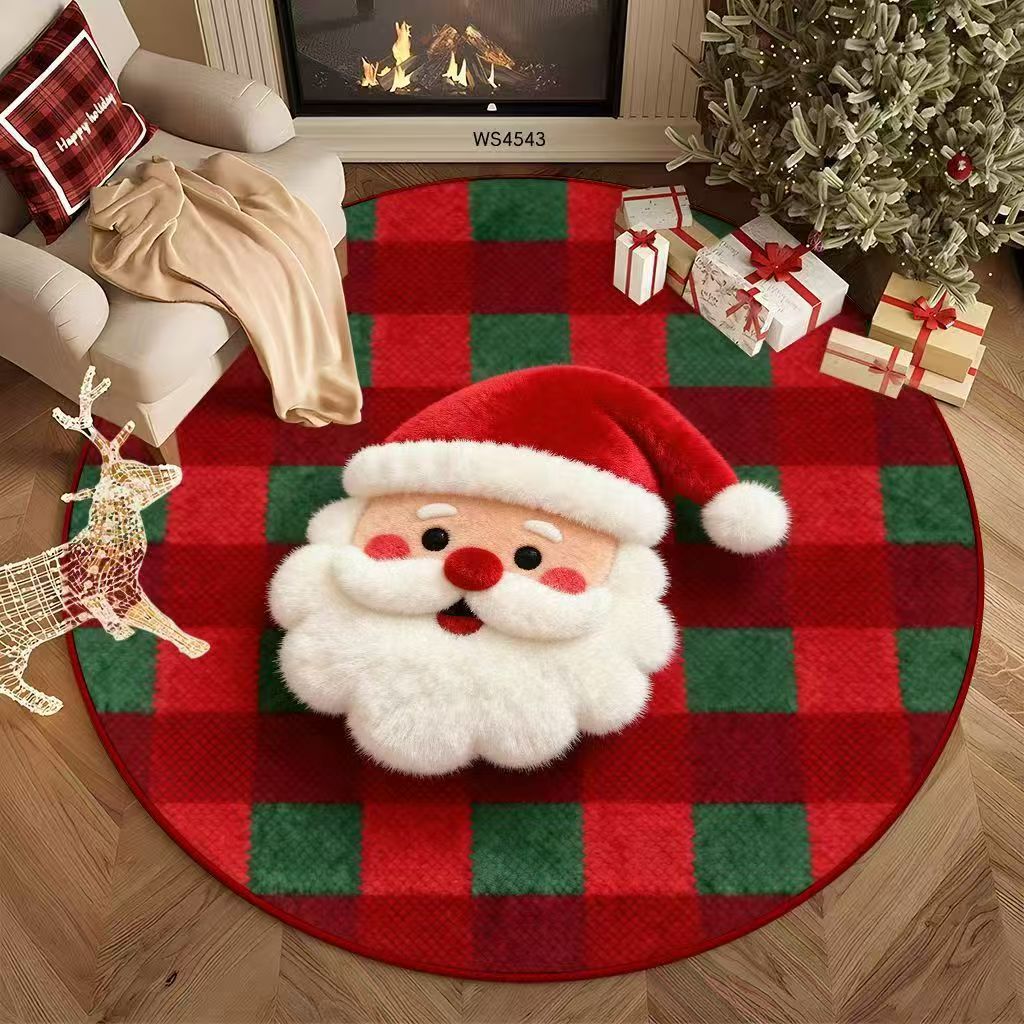 Festive Christmas-Themed Area Rug Kalsten
