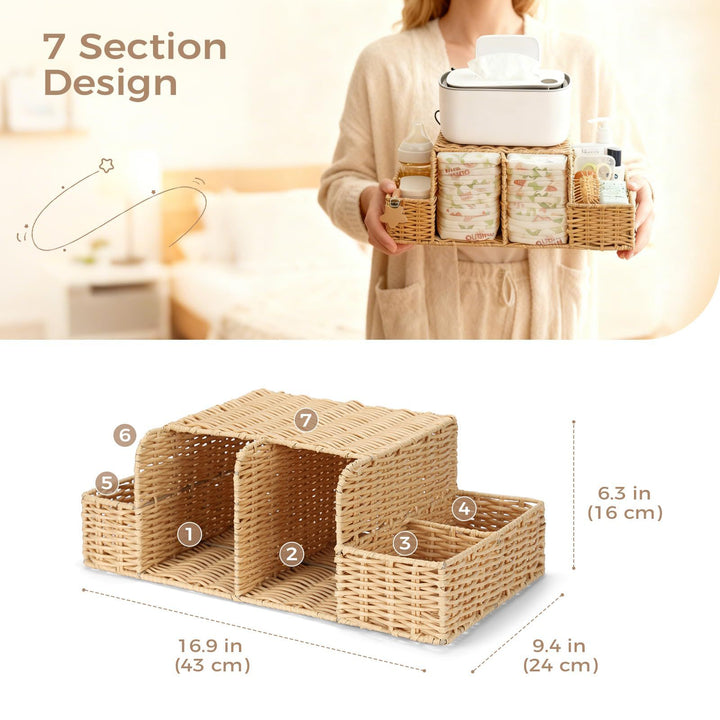 Decorative Woven Storage Basket Kalsten 1790220378