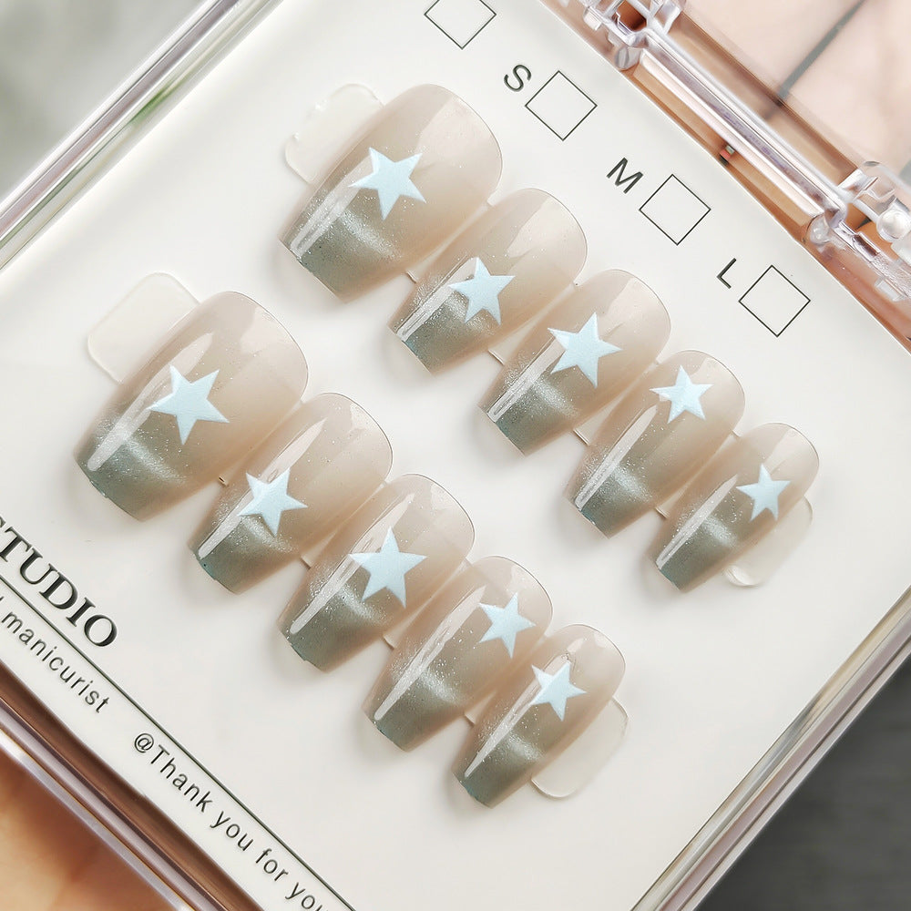 Artificial nails with Elegant Ombre Design Kalsten