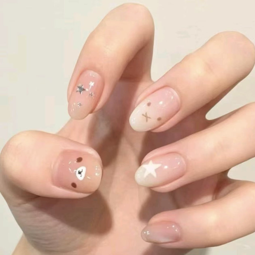 Creative Cartoon Press-On Nail Art Kalsten