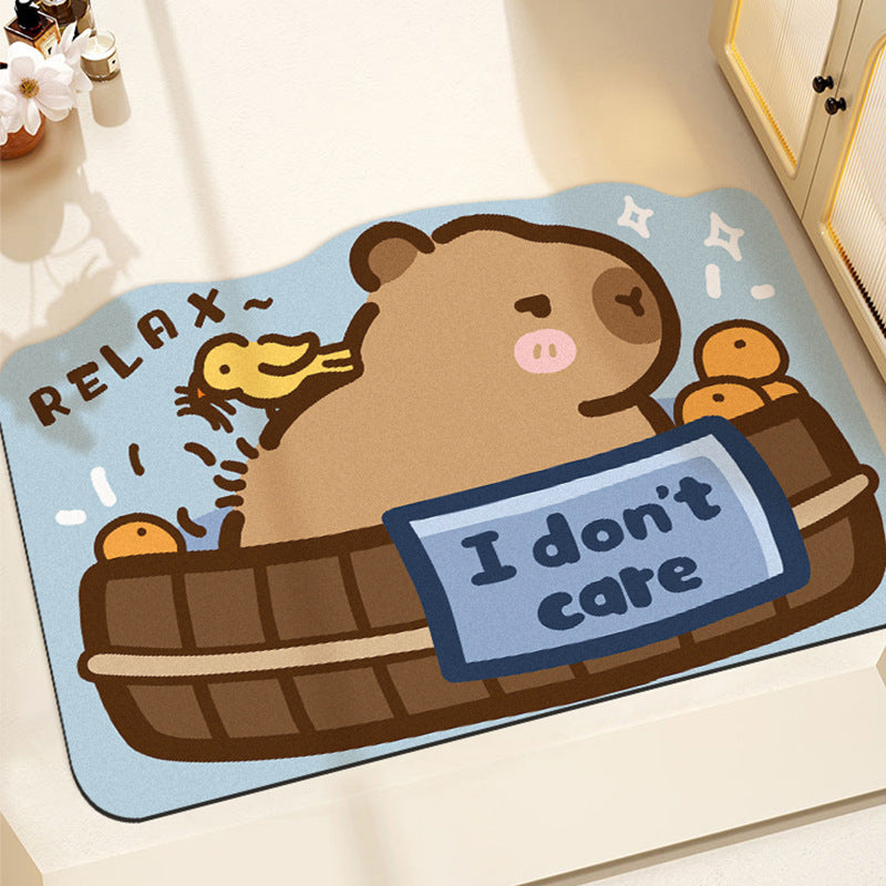 Cute Bear-Themed Plush Area Mat Kalsten