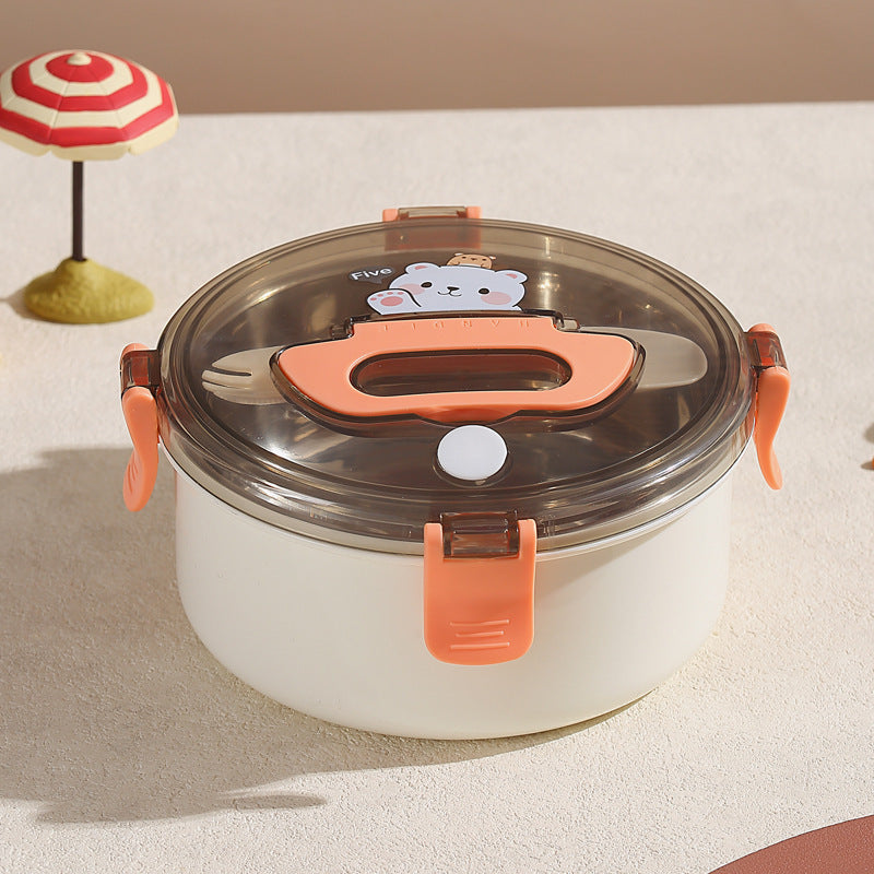 Playful Panda-Themed Food Storage Bowl