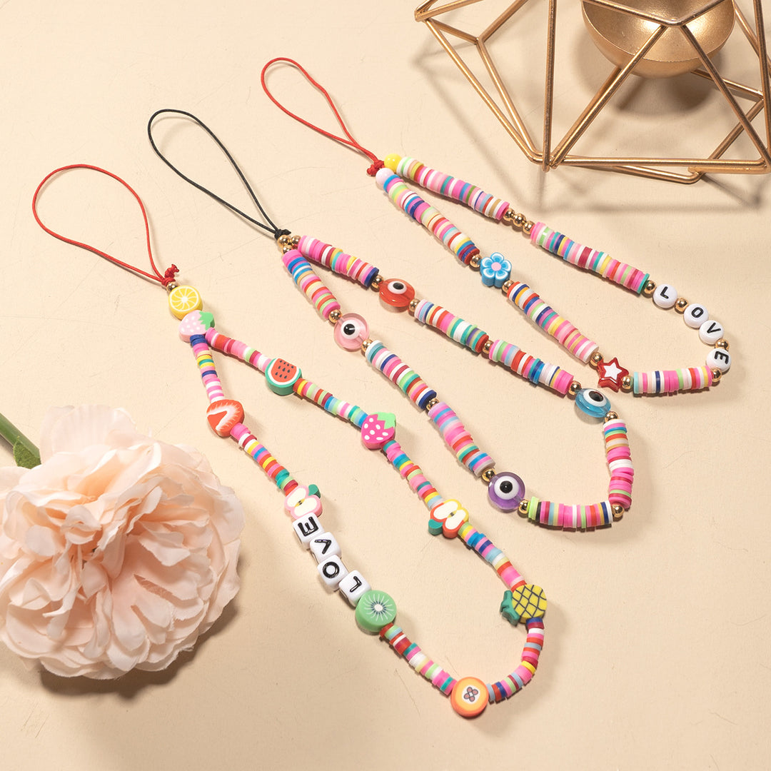 Beaded Smile Face Eyewear Chain Kalsten