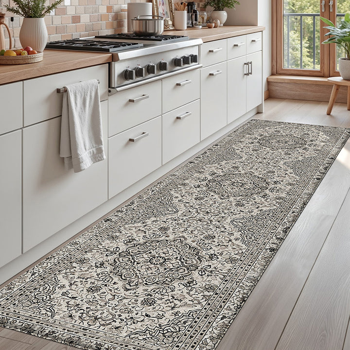 Vintage-Inspired Kitchen Runner