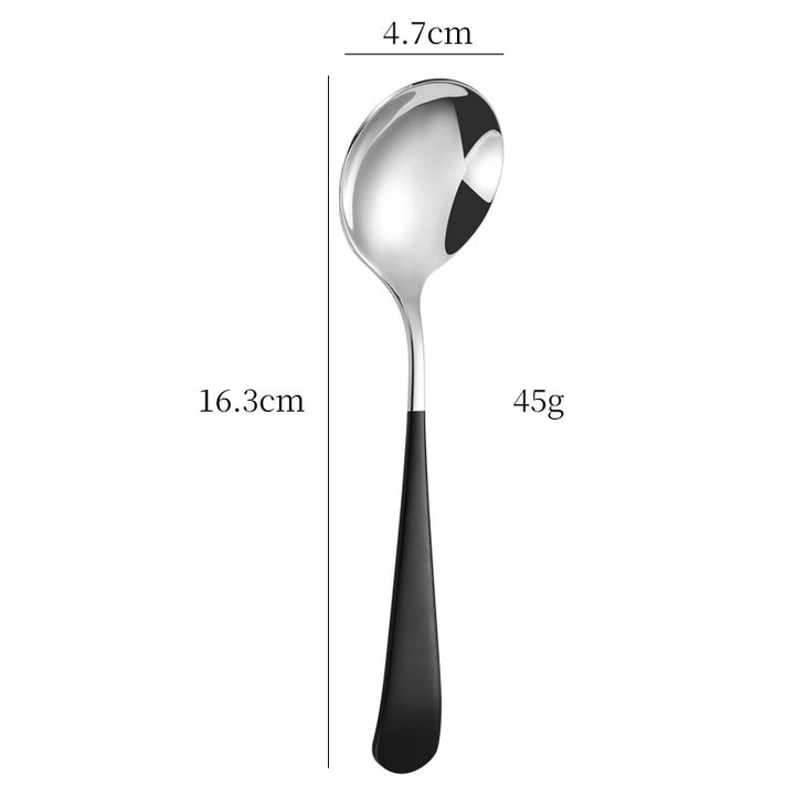 Elegant Dessert Spoon with High-Quality and Non-Slip Grip Design Kalsten