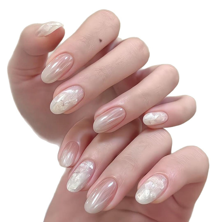 Elegant Press-On Nail Kit with Decorative Elements Kalsten