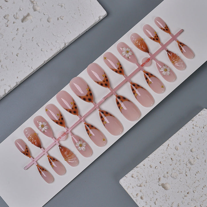 Decorative Floral Press-On Nail Set Kalsten 1787294358