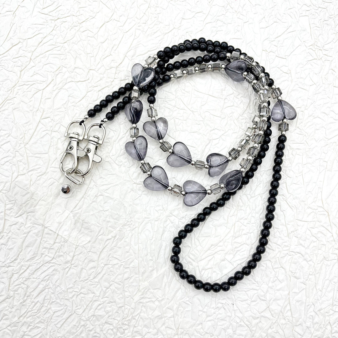 Beaded Eyewear Chain with Stylish Checker Design Kalsten