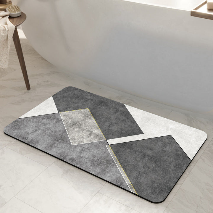 Geometric Patterned Anti-Fatigue Bath Mat Kalsten