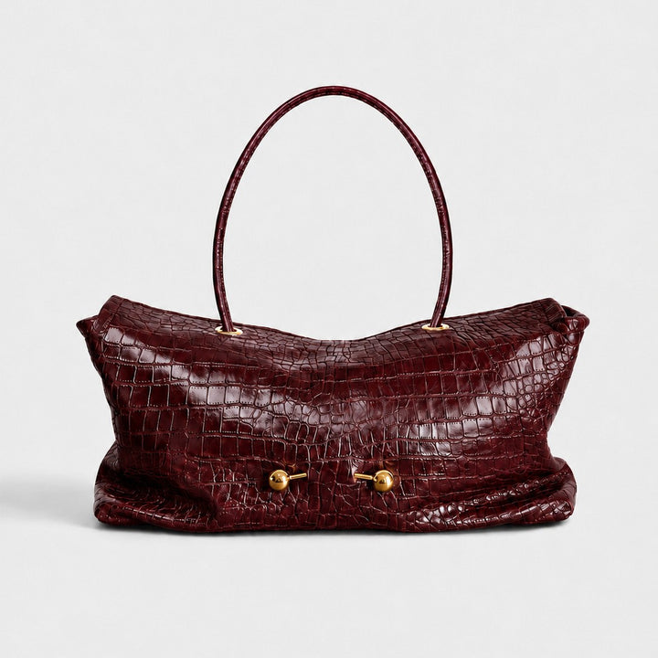 Crocodile Texture Handbag
