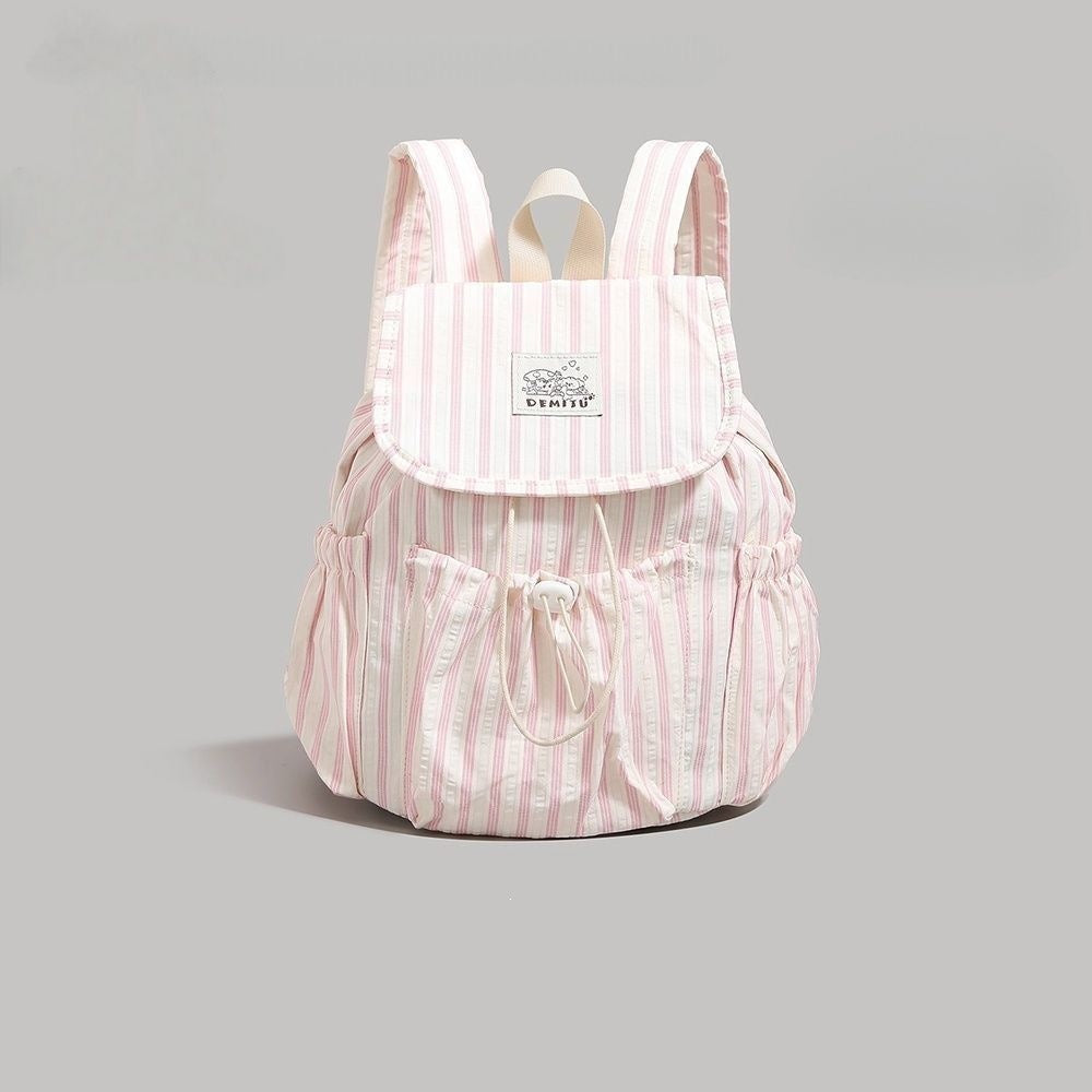 Leisure Backpack in Playful Striped Design Kalsten