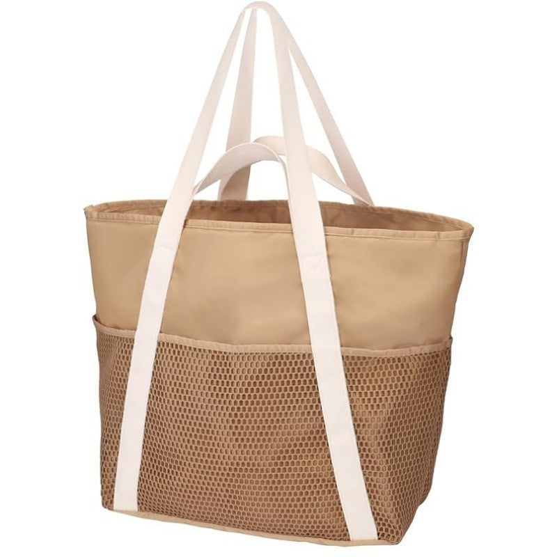 Shopping bag with mesh pockets Kalsten