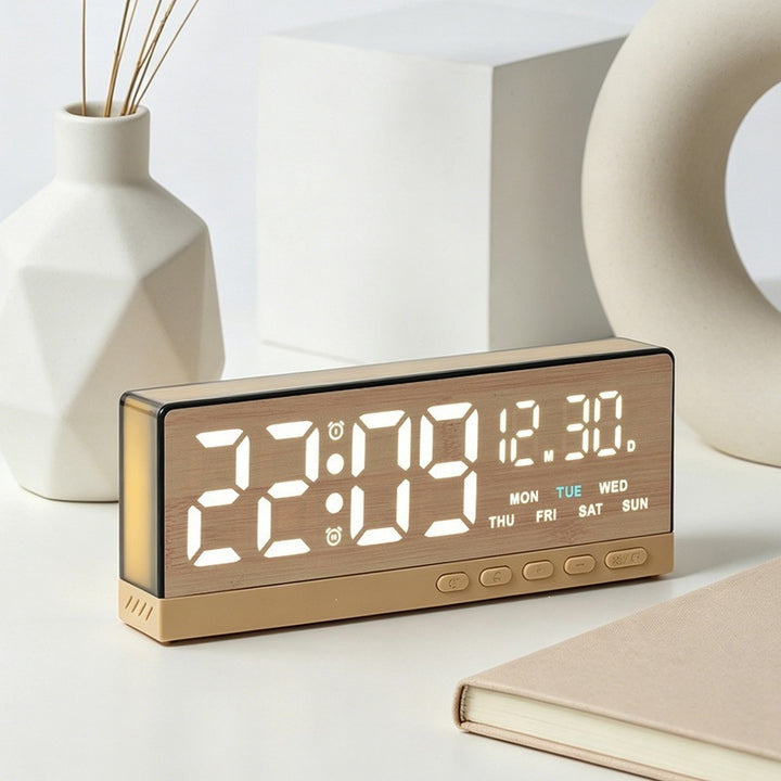 Digital Alarm Clock with Clear LED Display Kalsten