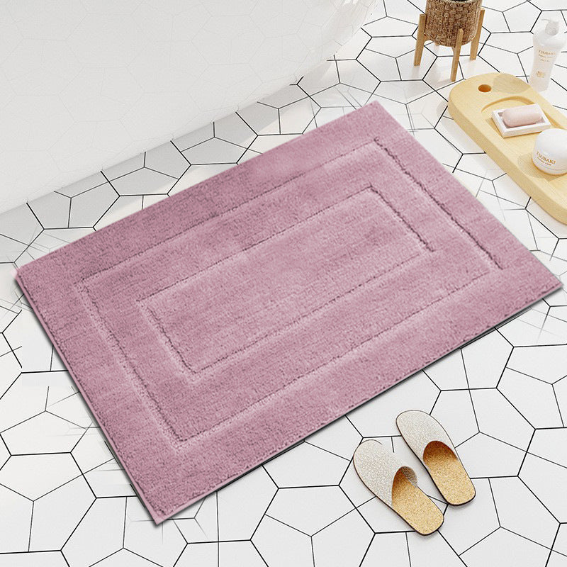 Plush Rectangular Bath Mat Set Kalsten