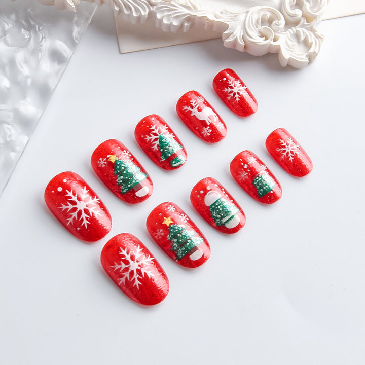 Festive Holiday Nail Art Design Kalsten