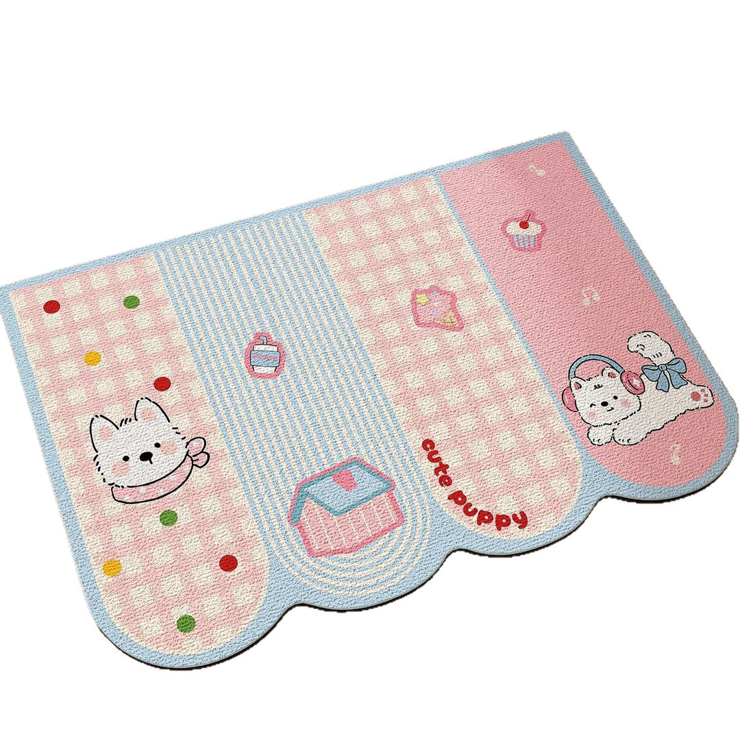 Cute Cartoon Dog-Themed Bath Mat Kalsten