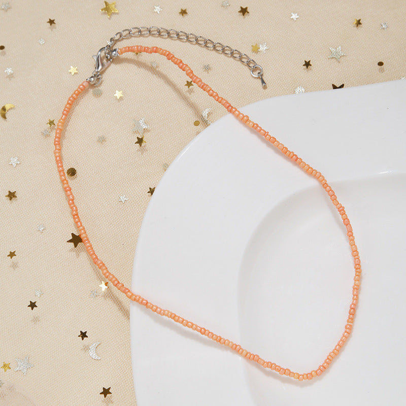 Handcrafted Beaded Choker Necklace Kalsten