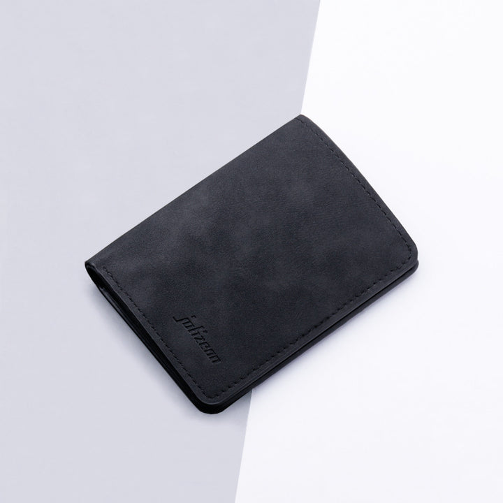Sleek Minimalist Leather Card Holder