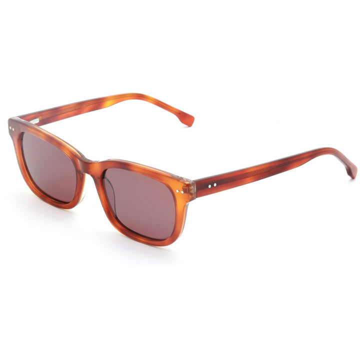 Women's trendy square sunglasses with transparent frame Kalsten