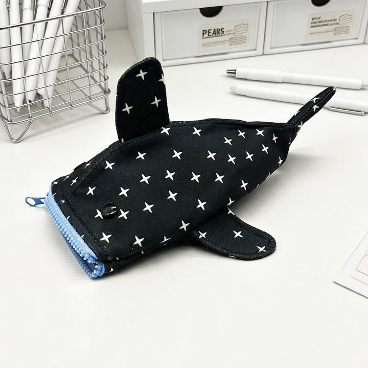 Plush Shark-Shaped Pencil Case Kalsten