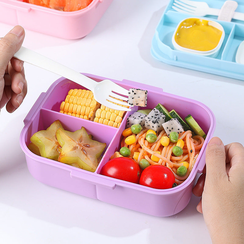Multi-Functional Double-Layer Lunch Box
